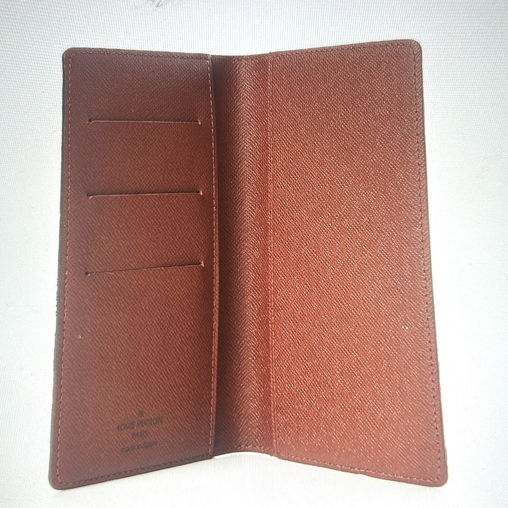 Authentic Louis Vuitton Monogtam Checkbook  Holder Wallet - Picture 4 of 7